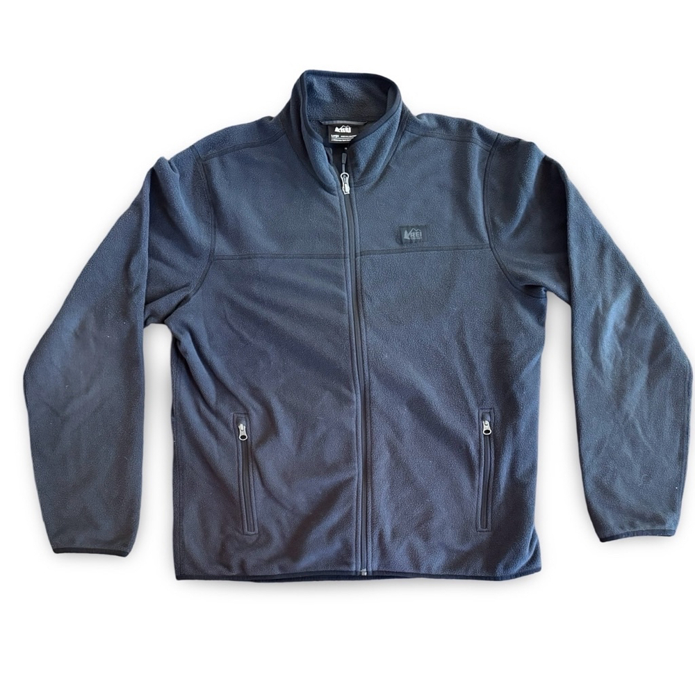 Men's REI Co-op Fleece Jacket,‎ Size L, Black
